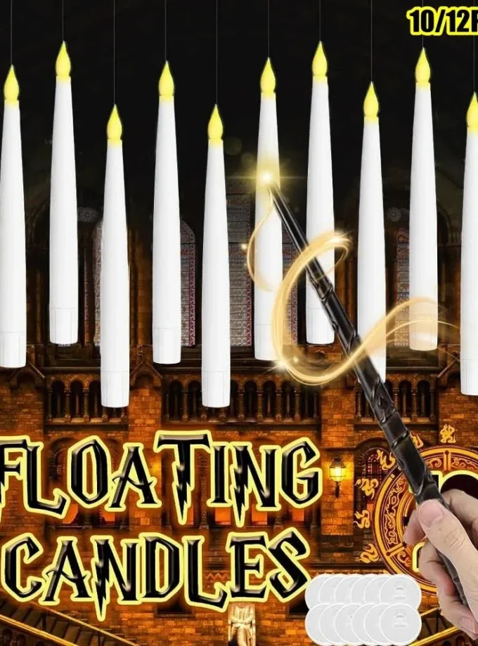 chandelle flottante magique